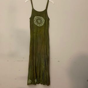 Dharma trading co batik tie dye tank dress